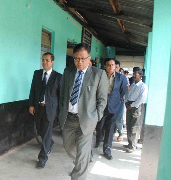 Kamalpur: High Court Justice Subhasis Talapatra visited three sites for new Court building: The finalization of site not yet disclosed